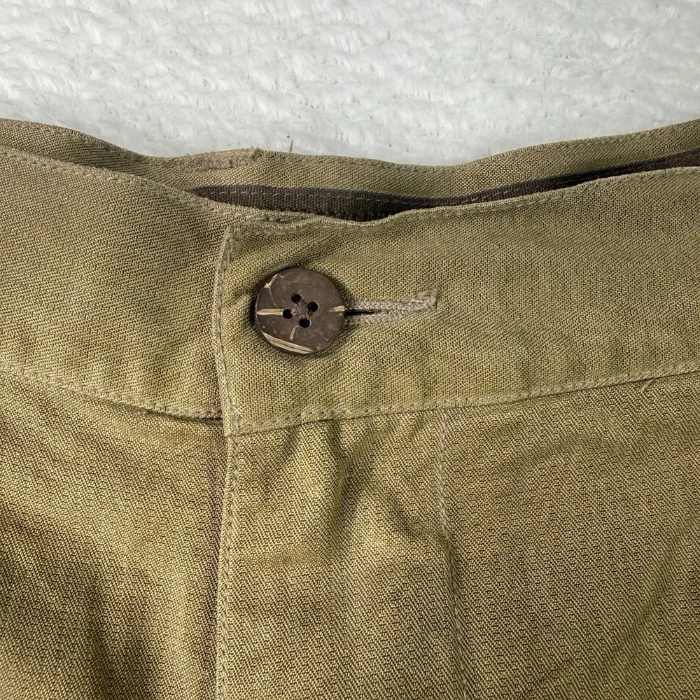 Tommy Bahama Shorts Mens 42 Brown Island Zone Relax‎ Silk Chino Resort Pleated
